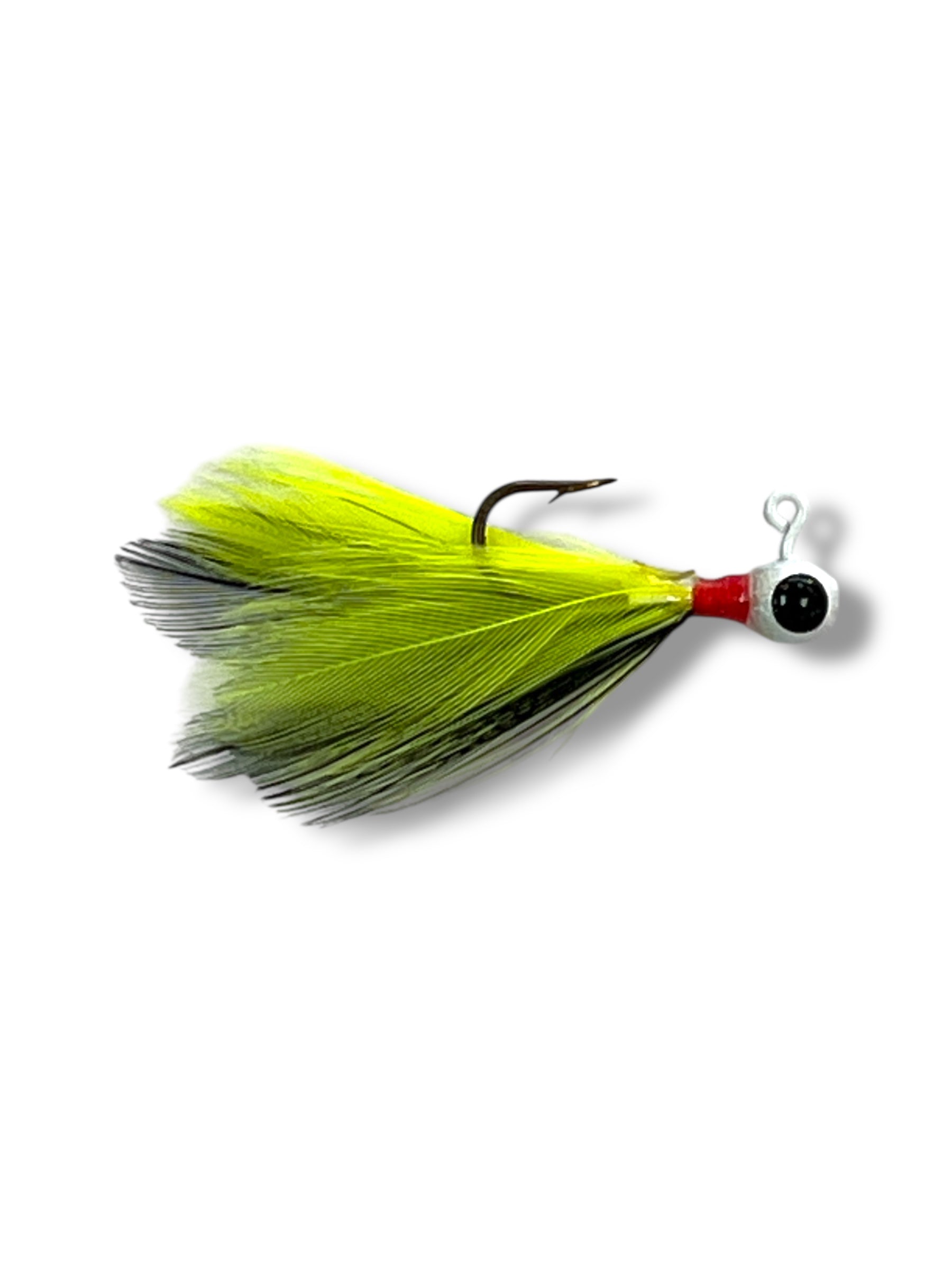 cabin creek fishing lures Pop-Eye Feather Jig